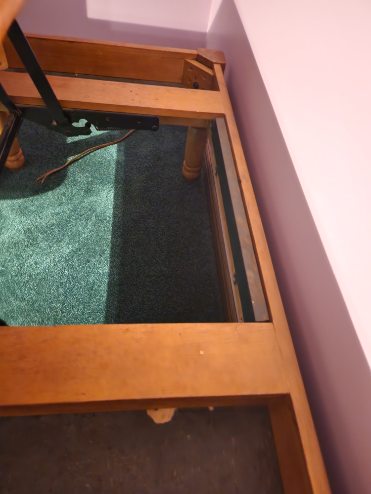 Oak Coffee Table with Storage - photo 2