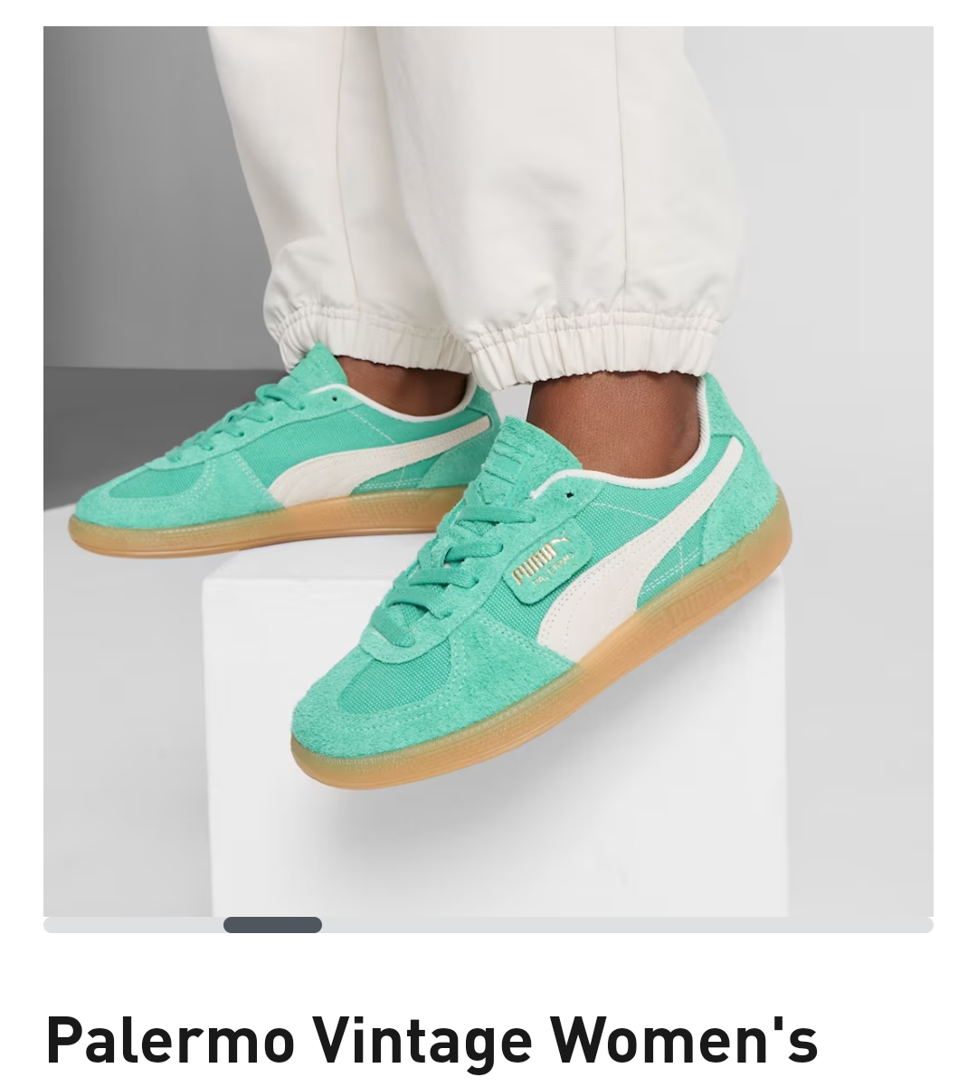 Puma Palermo Suede Green Sneakers - photo 3