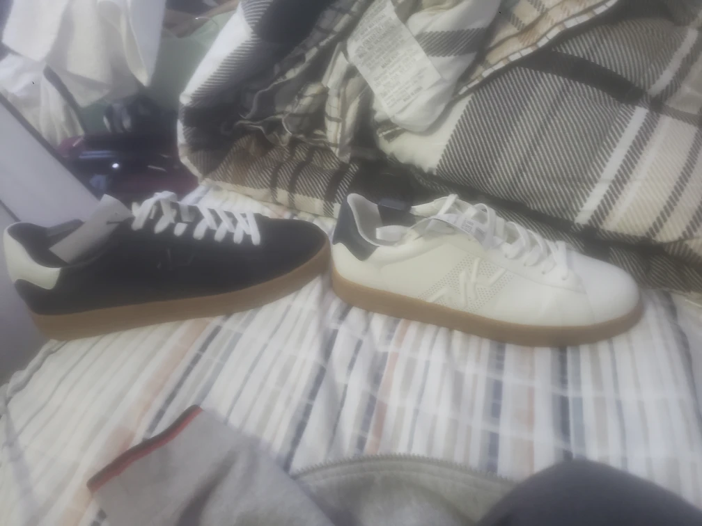 White and Black Sneakers