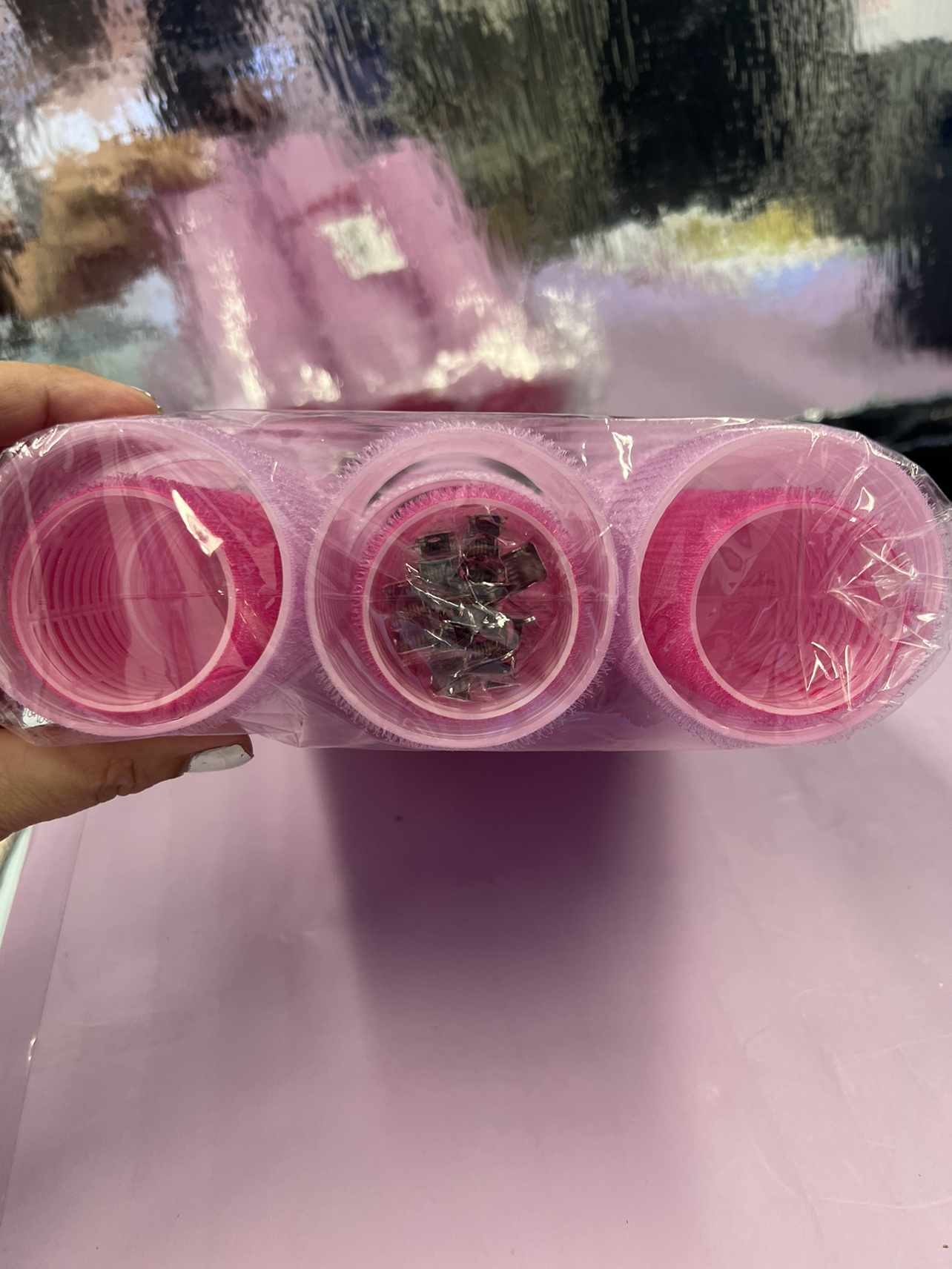 Pink Hair Rollers - photo 2