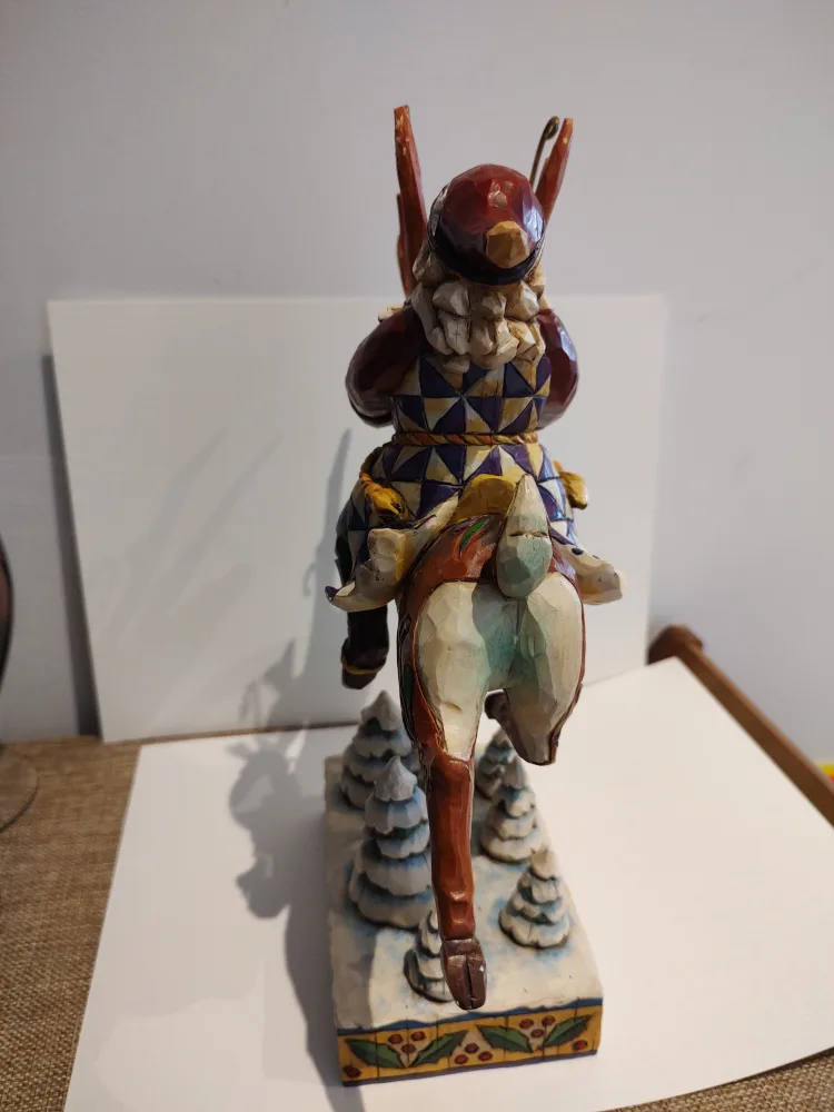 Heartwood Creek Jim Shore Santa on Reindeer Figurine image indicator(4)