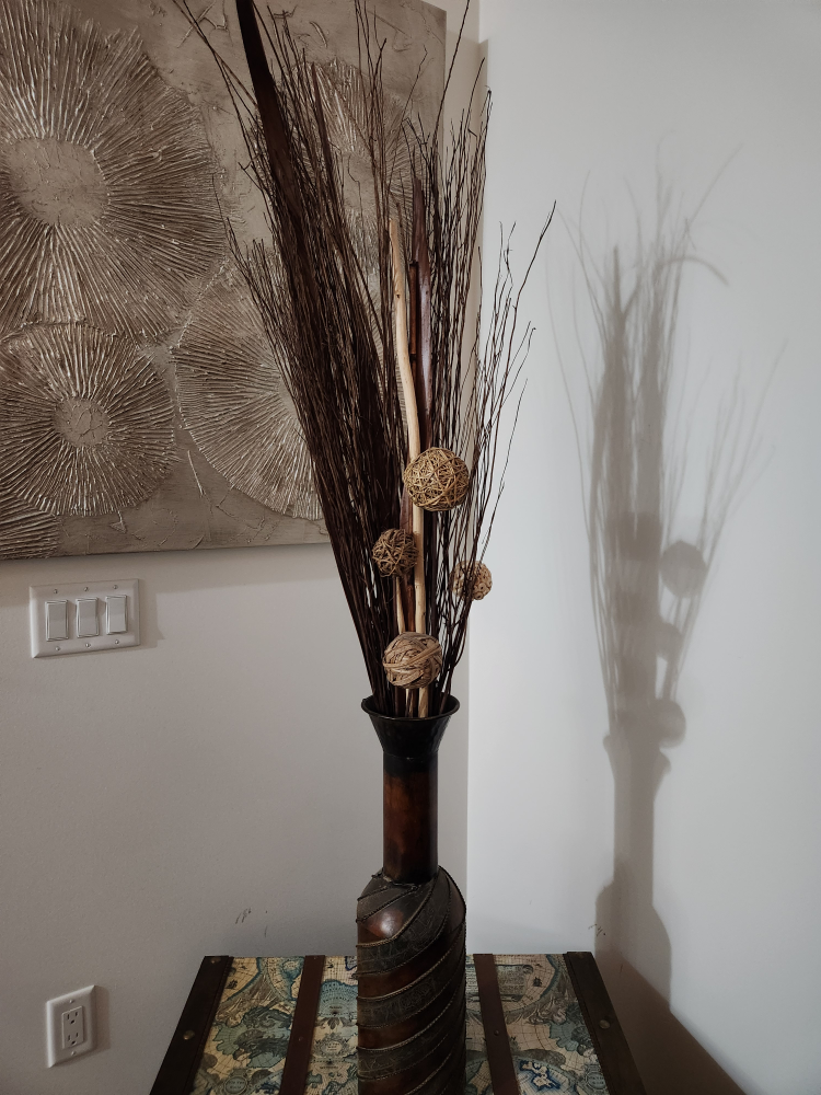 Tall decorative vase