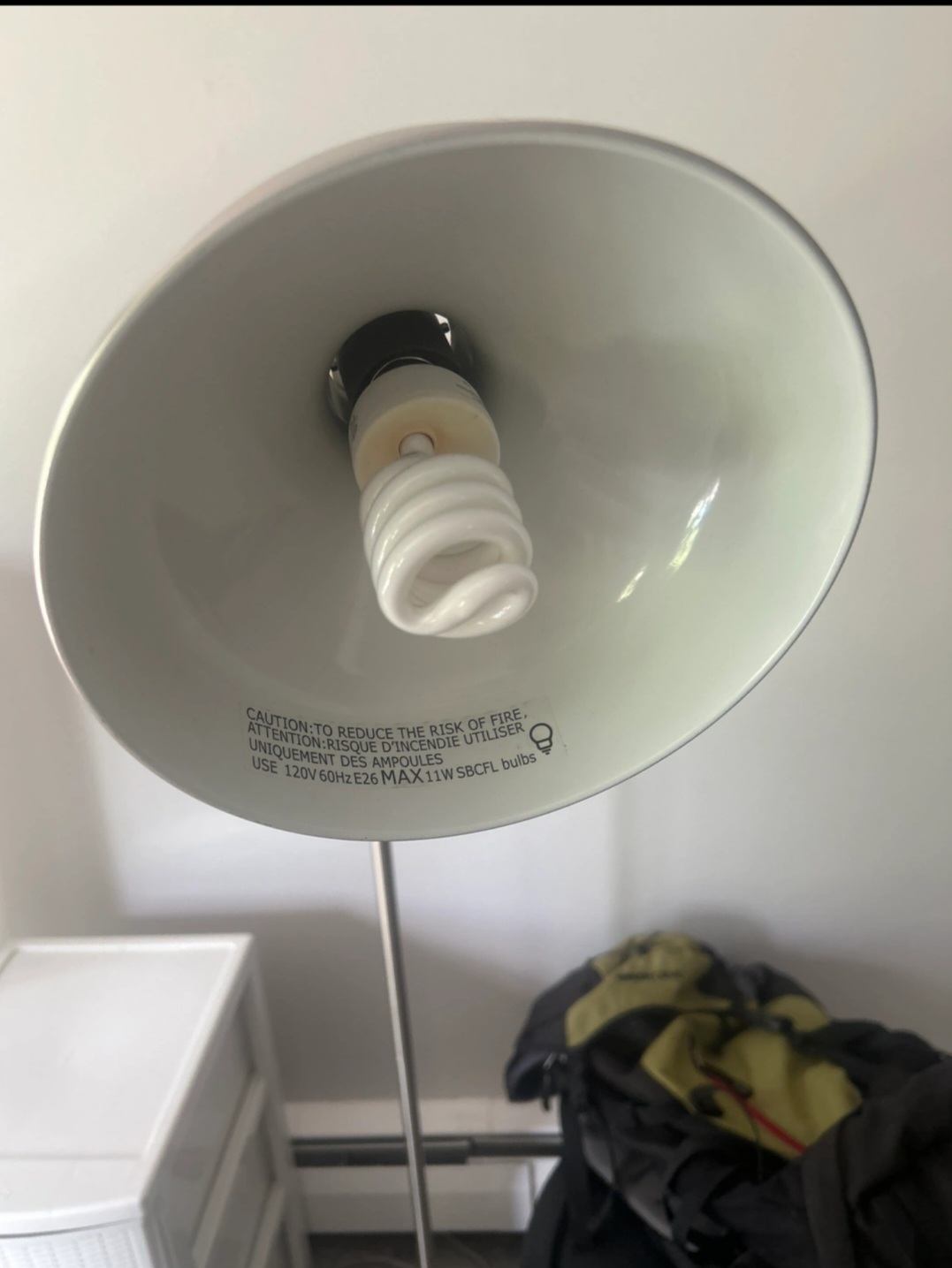 IKEA Ranarp floor/reading lamp with bulb - photo 2