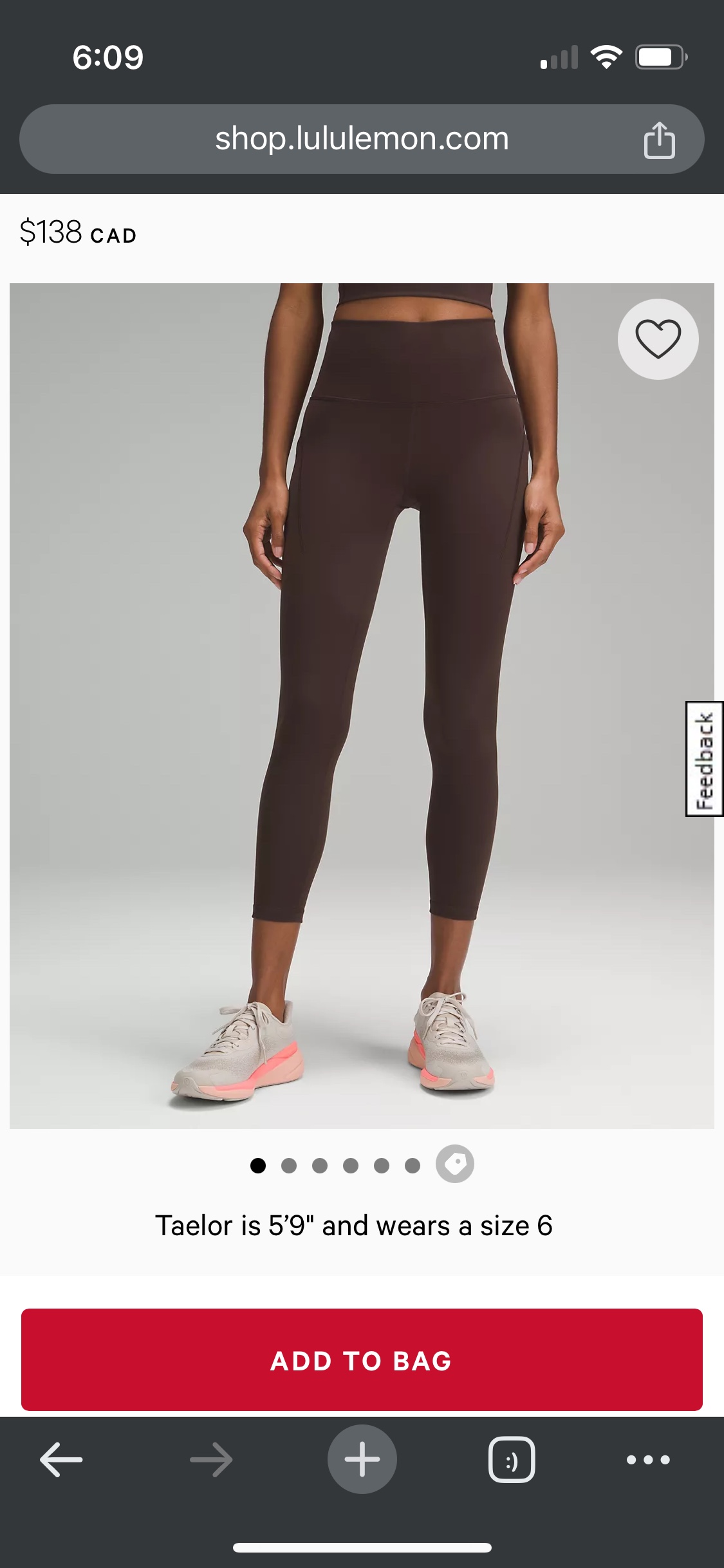 Lululemon Wunder Train High-Rise Tight with Pockets