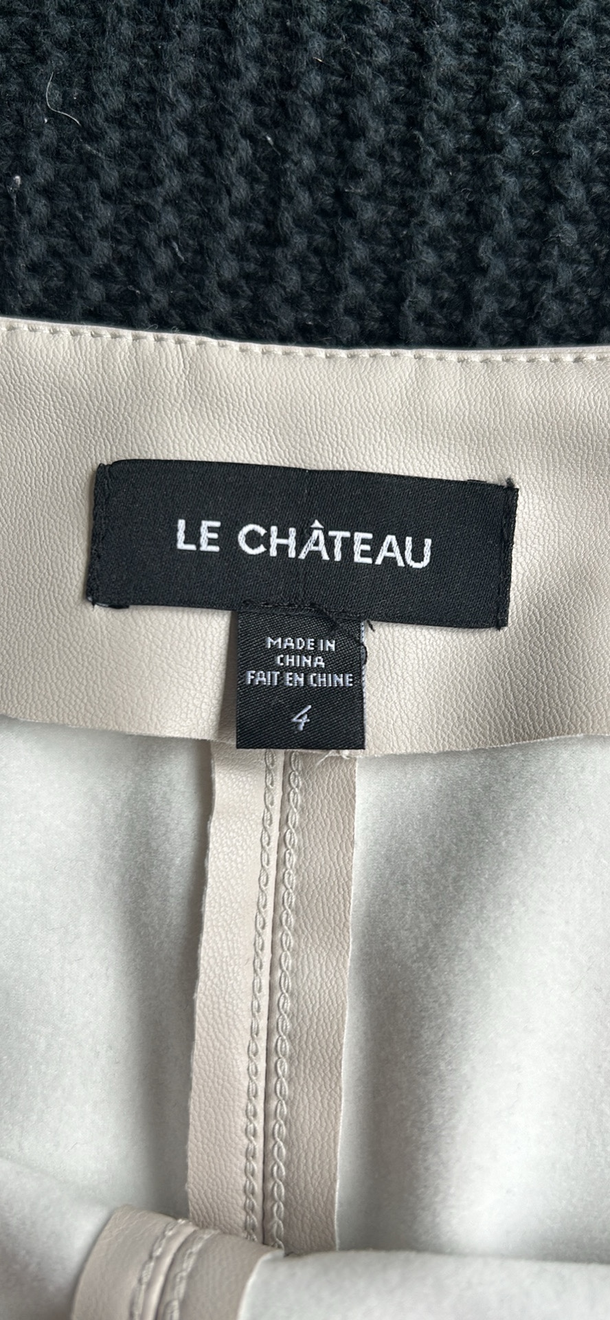 Le Chateau Faux Leather Skirt 4 - photo 2