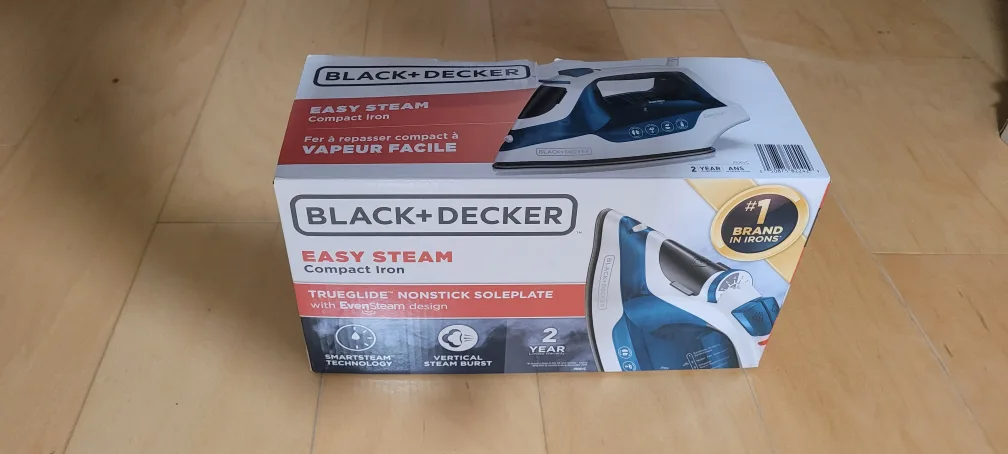 Black + Decker Easy Steam Iron & Ironing Board thumbnail