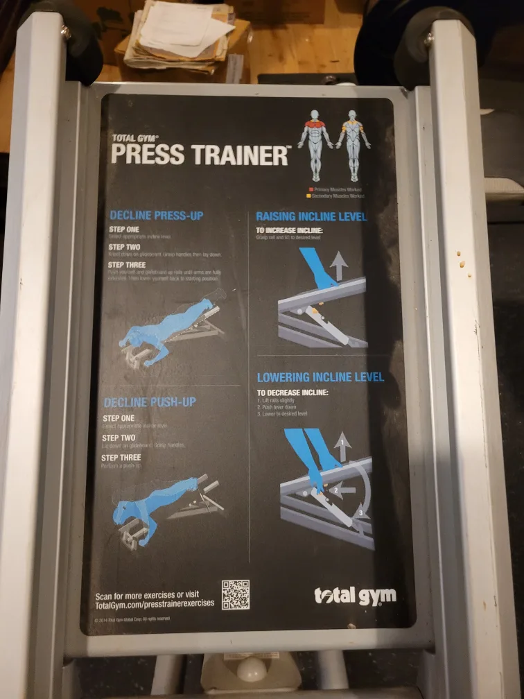 Total Gym Press Trainer image indicator(5)