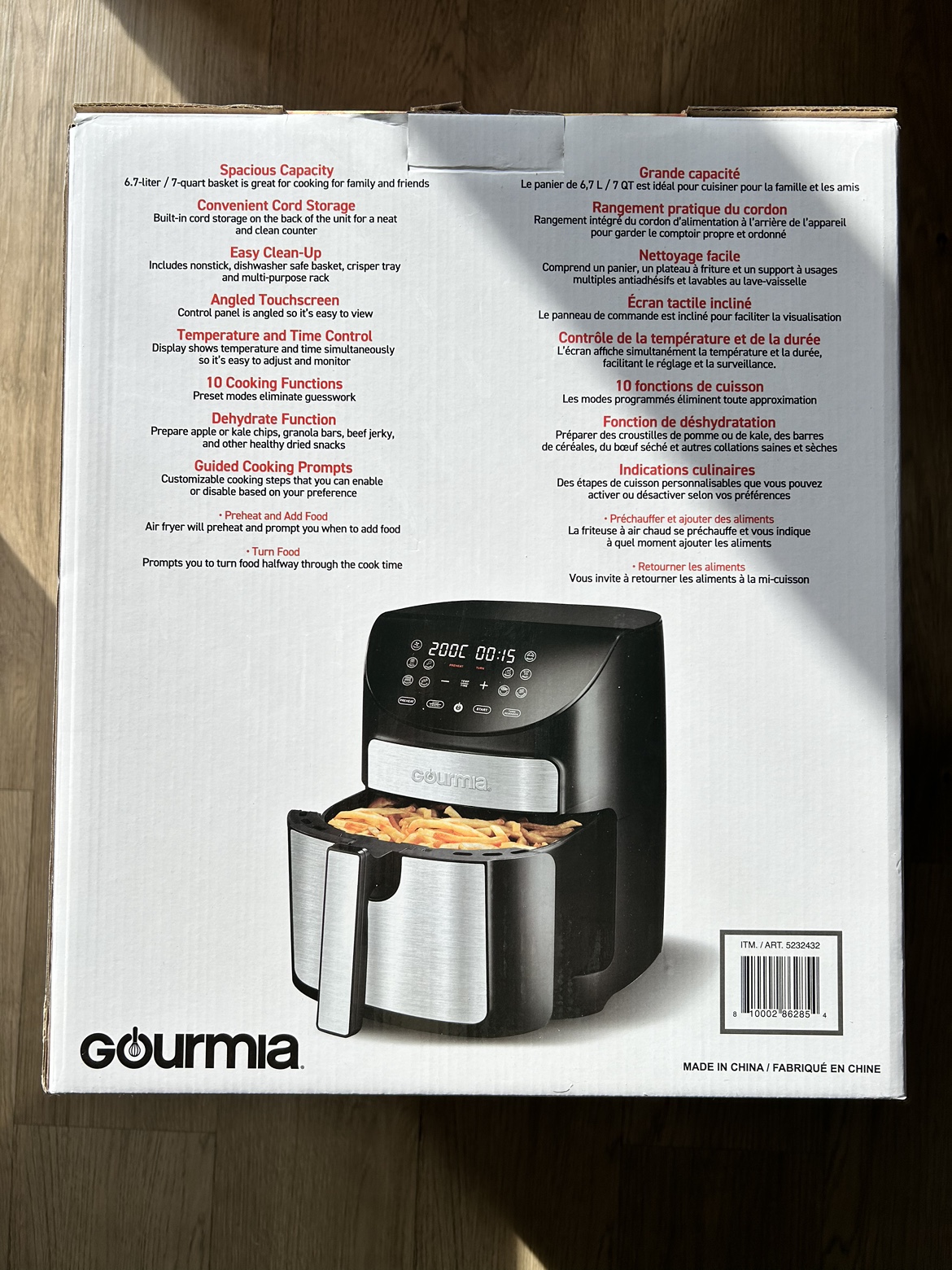 Gourmia 6.7L/7QT Digital Air Fryer - photo 4