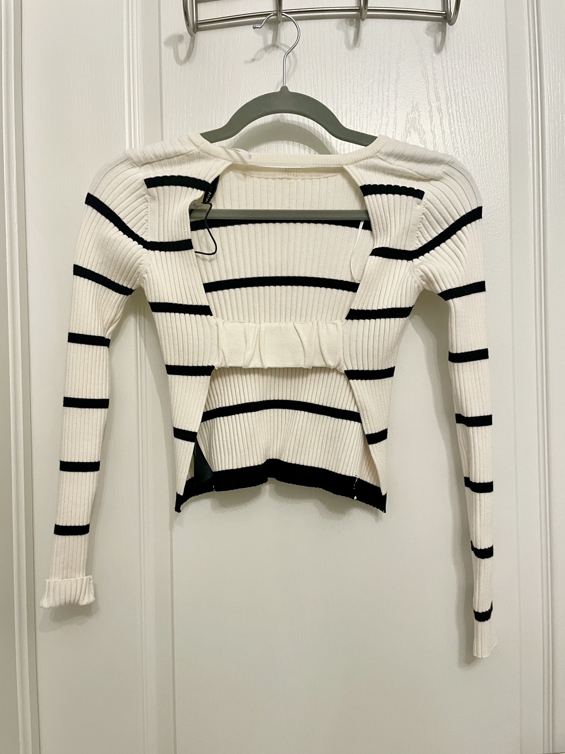 BNWOT Zara Striped Crop Top - photo 2