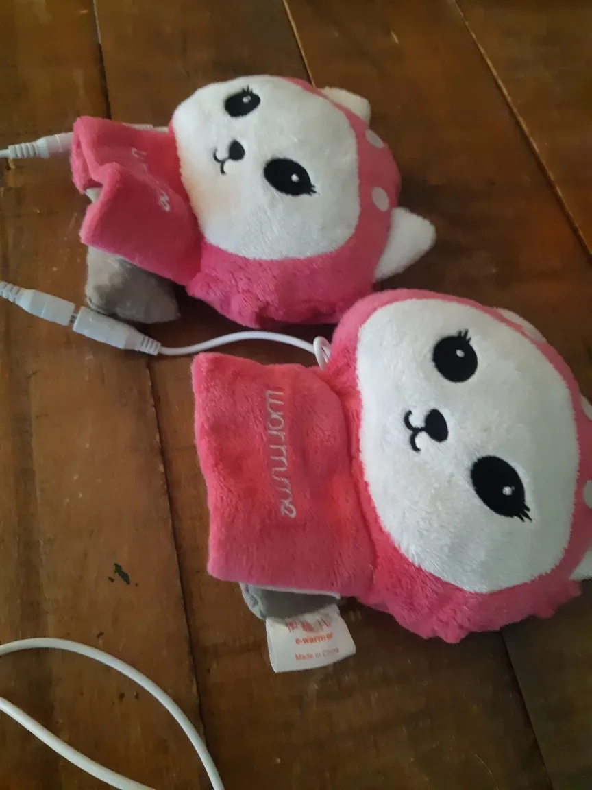 cute cat USB hand warmers image indicator(5)