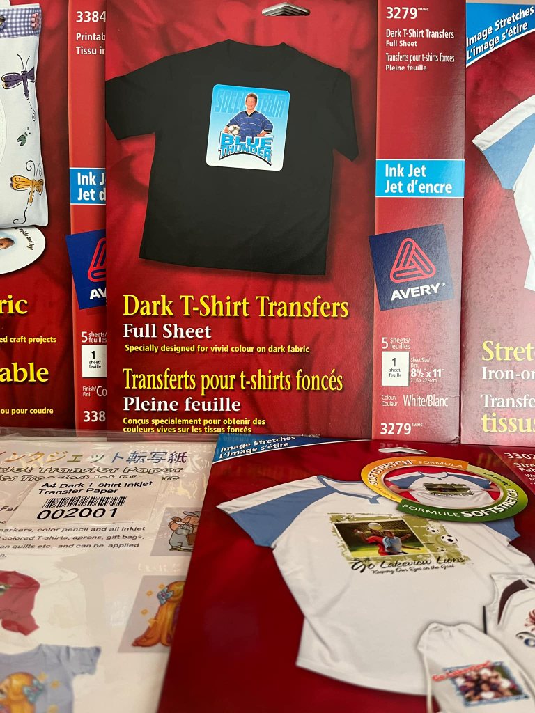 Avery T-Shirt Transfer Sheet Lot (10 Packs)