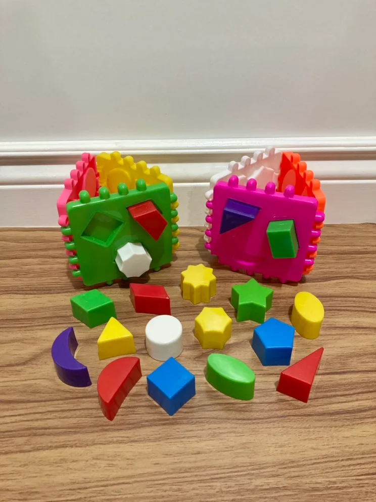 New baby's shape sorter colourful cube image indicator(3)