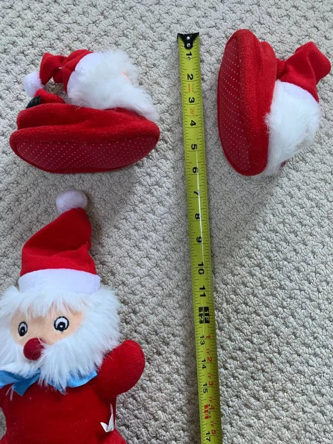 Santa Claus Plush and toddler Slippers image indicator(2)
