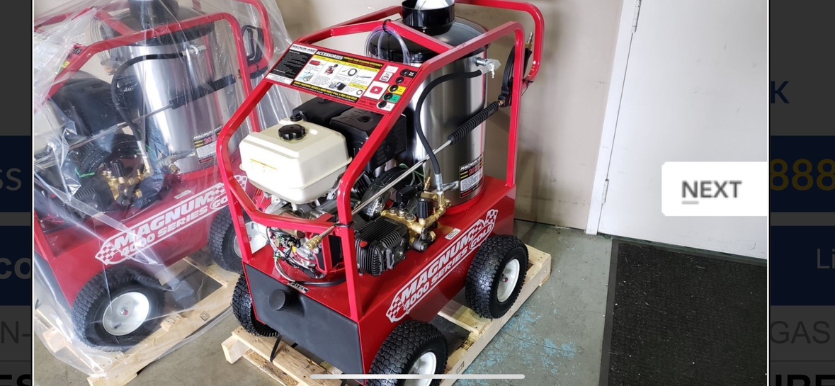 Magnum 4000 Series Gold Gas Pressure Washer