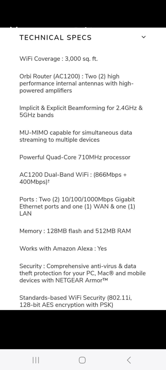 NETGEAR Orbi WiFi Router System (RBK12) - photo 5