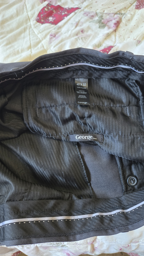 George Men's Dress Pants Size 40 x 32 - photo 2