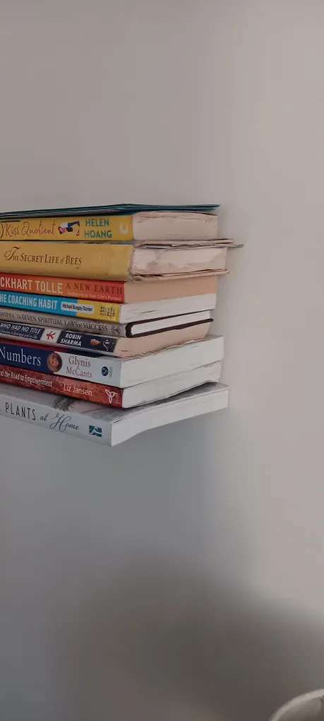 Metal  Invisible Floating Book Shelf image indicator(4)