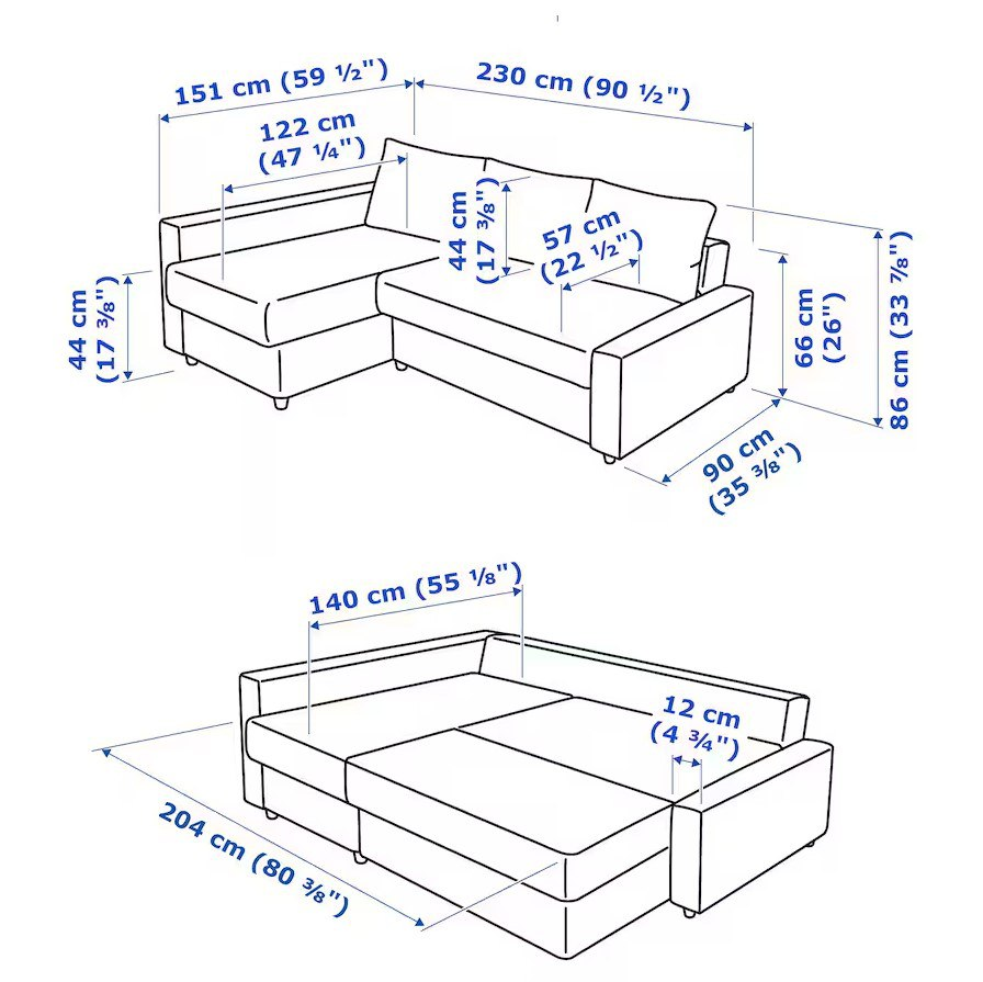 IKEA Friheten Corner Sofa-Bed - photo 2