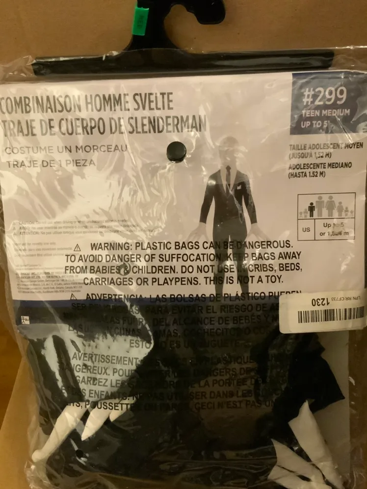 Slender Man Party Suit Costume image indicator(2)