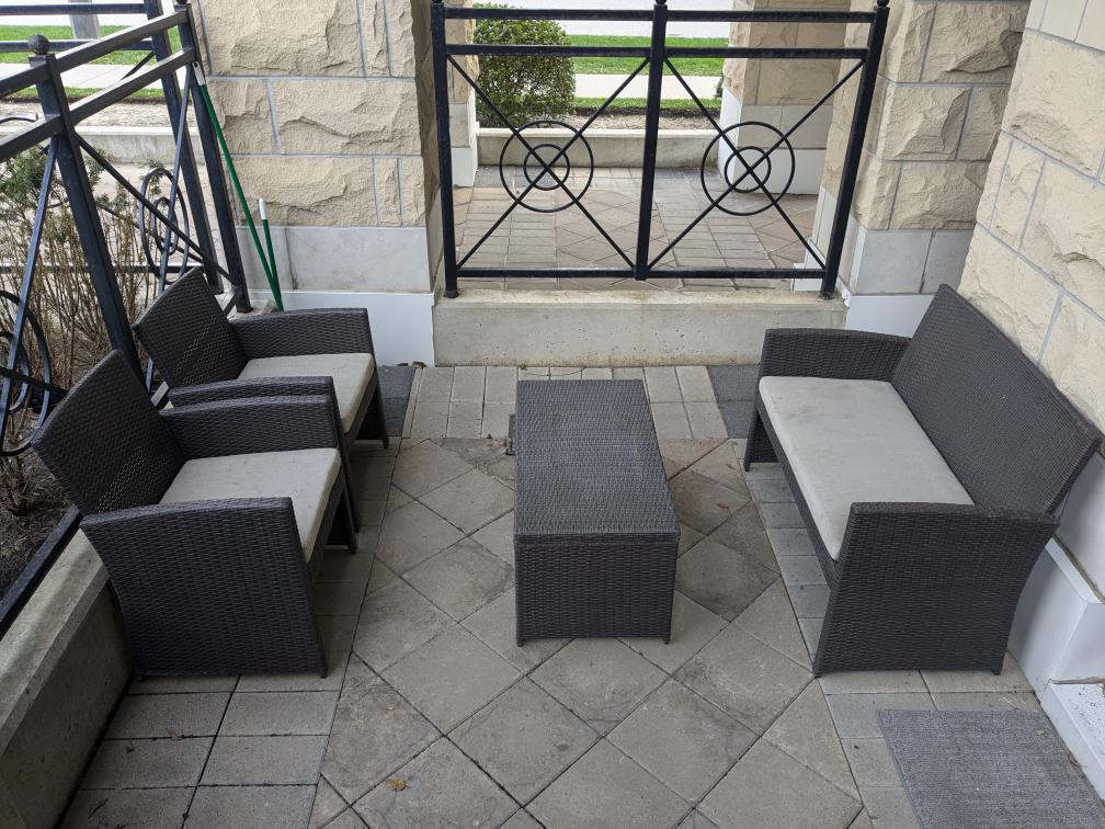 Wicker 4pc patio set - photo 3