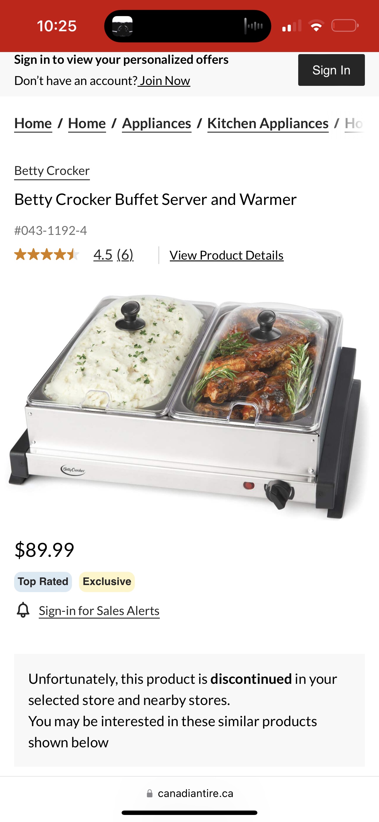 Betty Crocker Buffet Server - photo 3