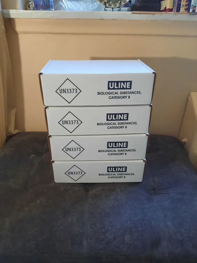 U Line Bio sample shipping box image indicator(2)