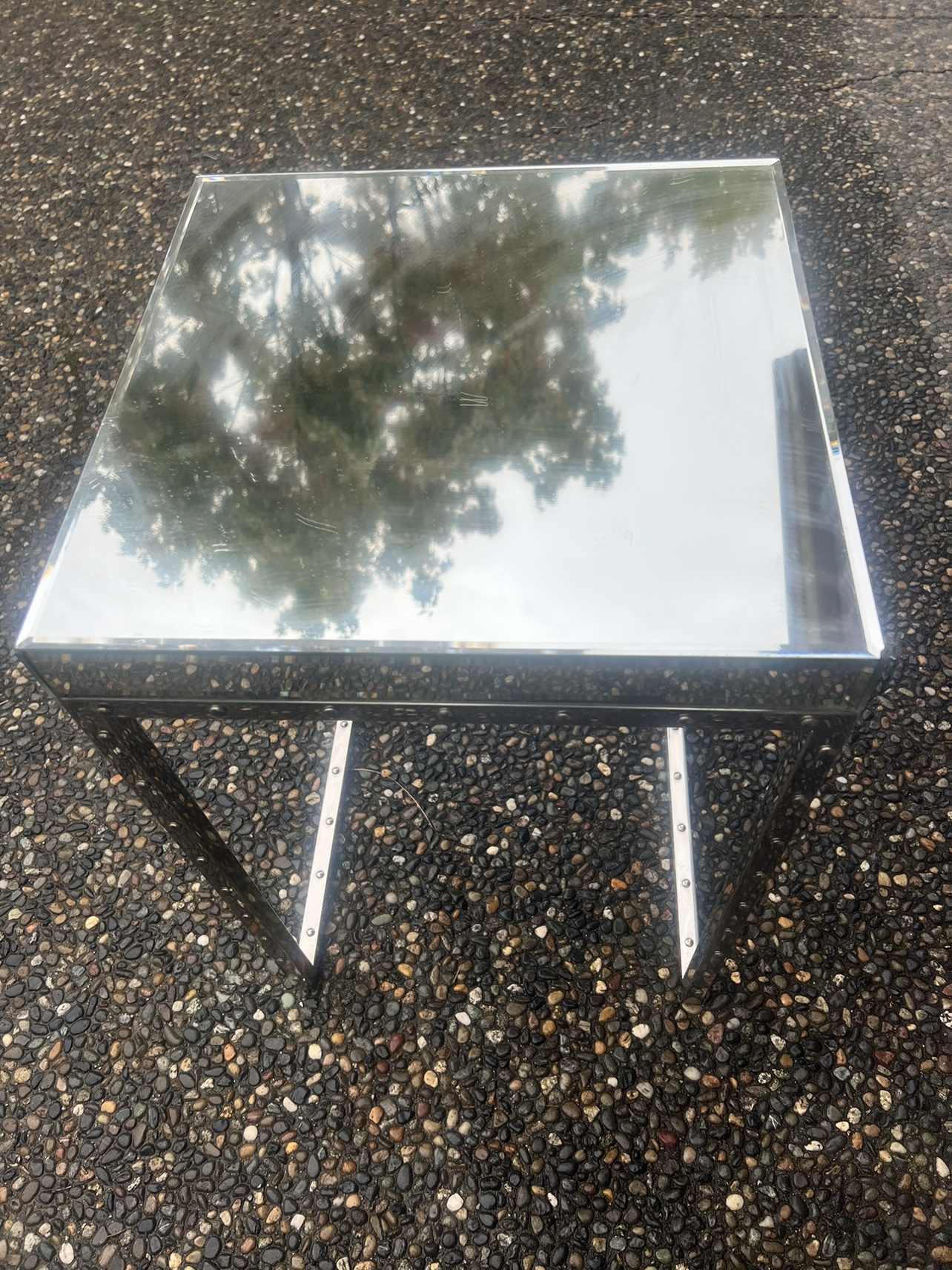 Pier 1  Mirrored End Table - photo 2