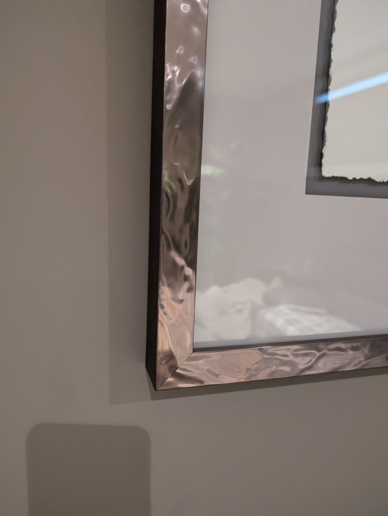 Framed Abstract Artwork x 3 - photo 5