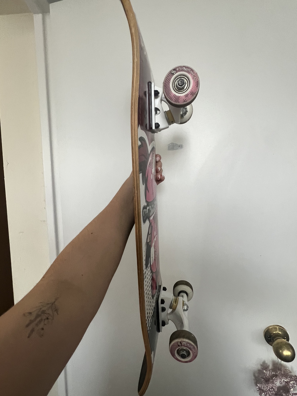 Pink Punisher Skateboard - photo 2