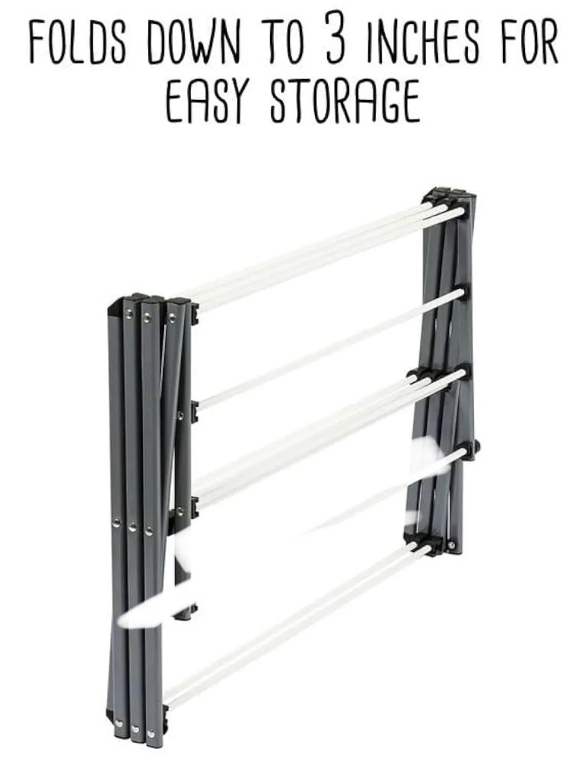 Folding Clothes Drying Rack - New In box image indicator(4)