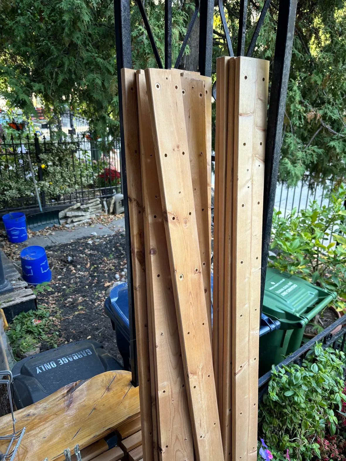 Heavy duty solid wood utility shelving MUST GO image indicator(2)