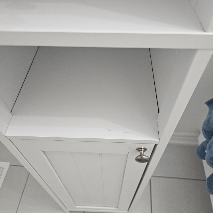 White Bathroom Cabinet - photo 2