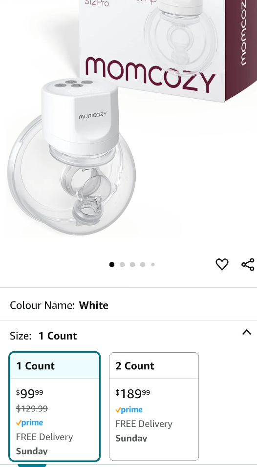 Momcozy S9 Pro Wearable Breast Pump - photo 2