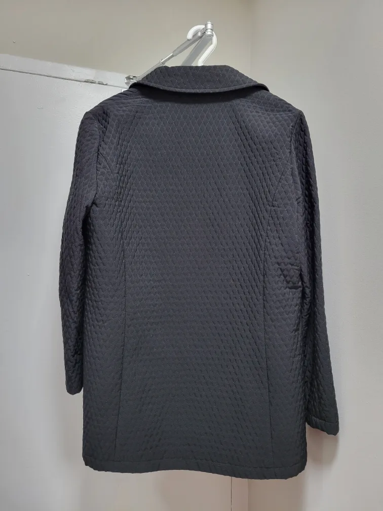 Liz Claiborne Black Quilted Jacket image indicator(5)