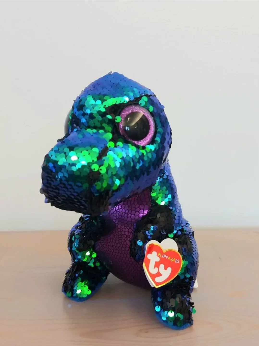 Ty Beanie Boo Flippables Crunch the Dinosaur image indicator(5)