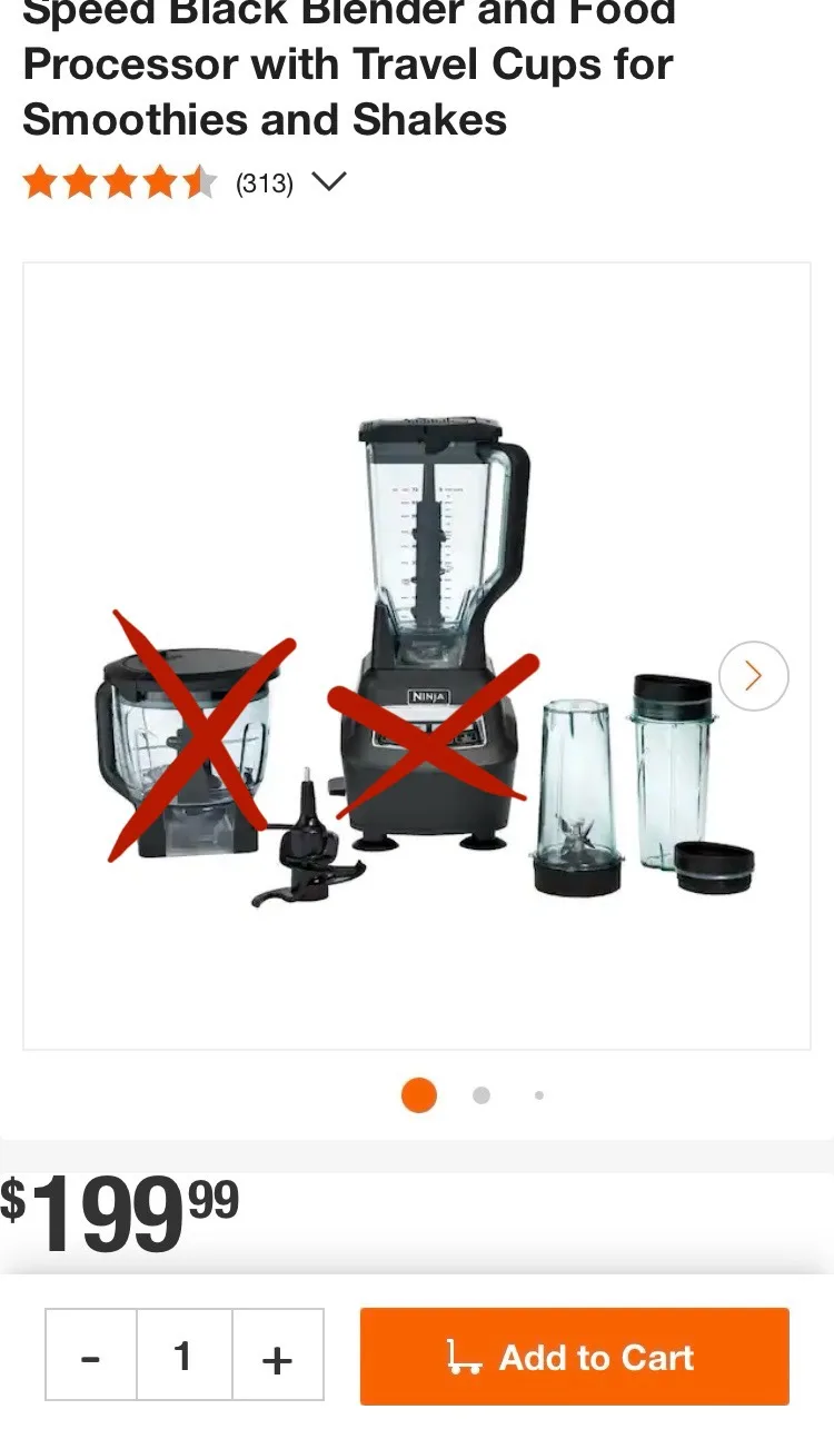 Ninja Blender Accessaries/Parts [No Motor Base] thumbnail