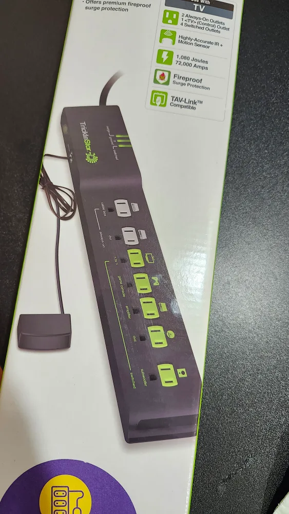 TrickleStar 7 AV Advanced PowerStrip+ image indicator(6)