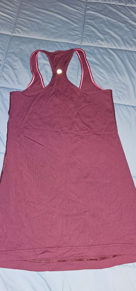 Burgundy Lululemon Tank Top thumbnail