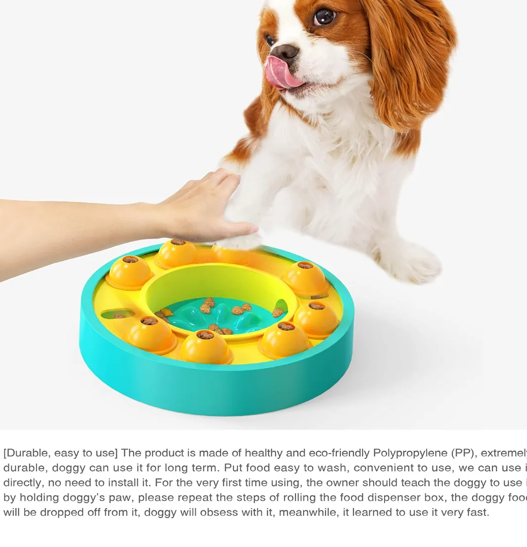 NEW!   Interactive Dog Slow Feeder Bowl image indicator(4)