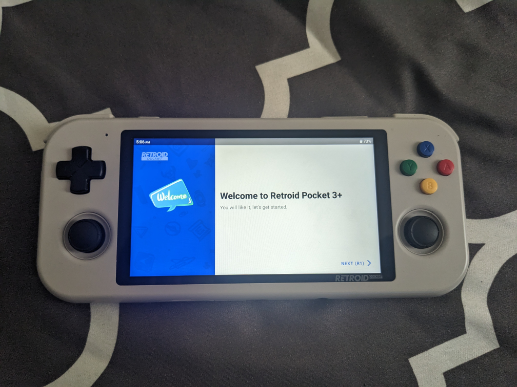 Retroid Pocket 3+ Handheld Gaming Console with 256GB SD Card