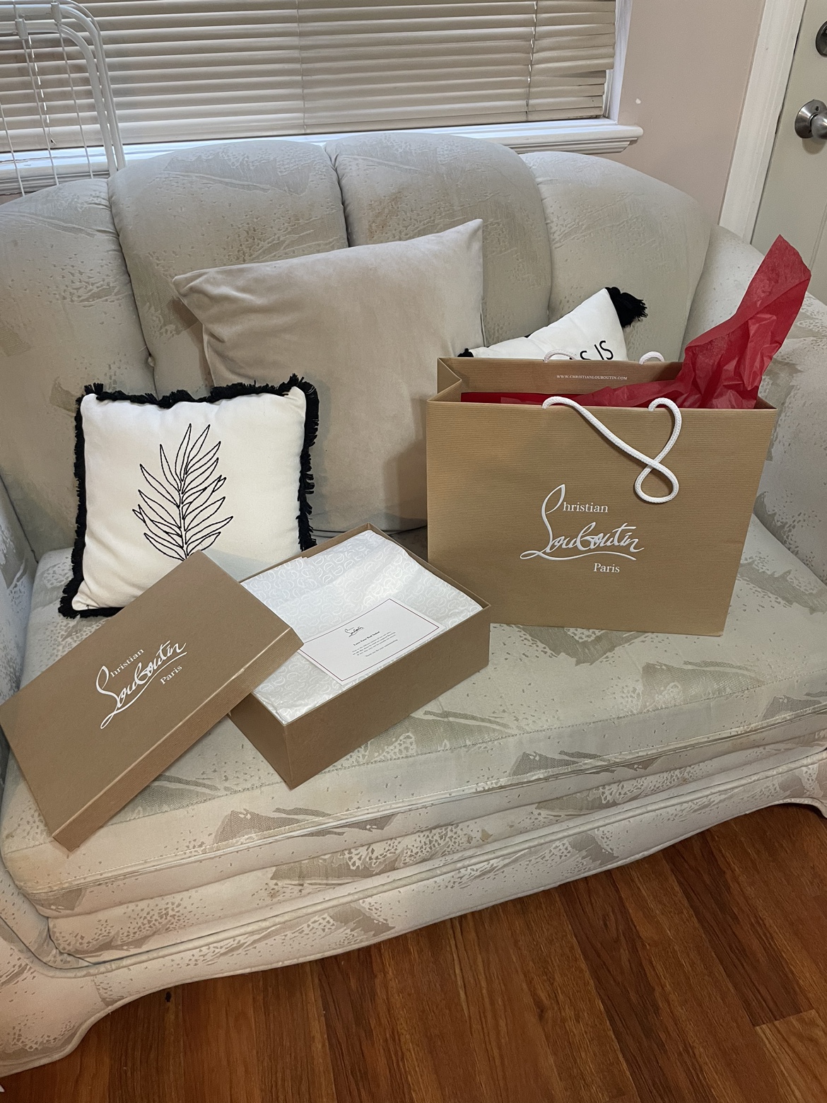 Versace and Christian Louboutin Empty Shoe Boxes - photo 2