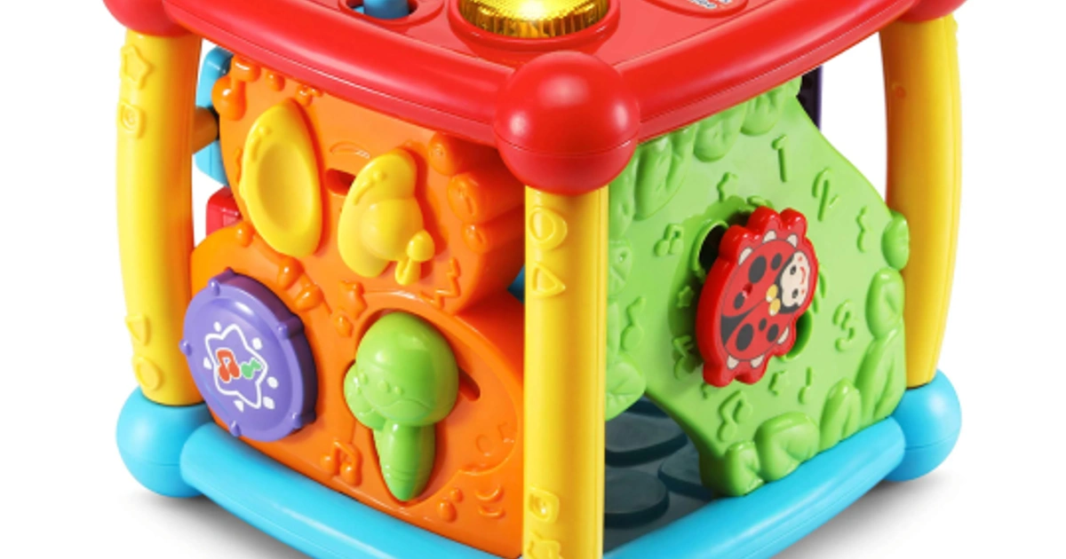 Busy learning activity cube shop