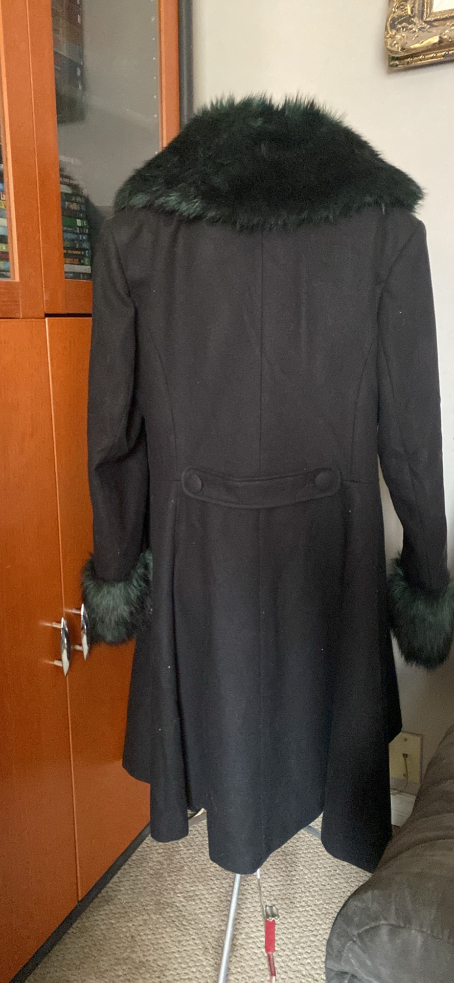 Hell Bunny 50’s Retro Gothic Pin Up Coat - photo 3