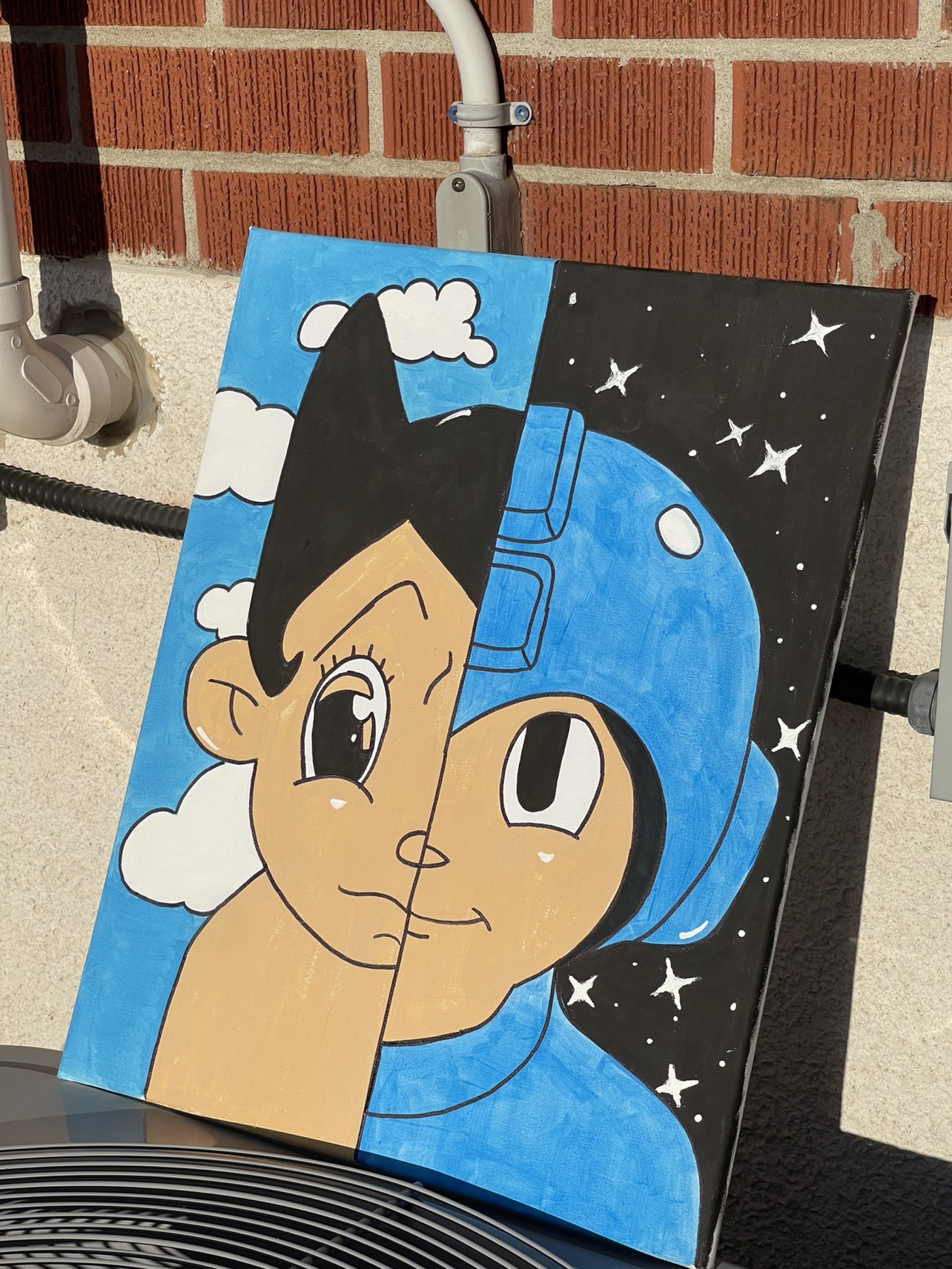 Astro Boy and Mega Man Canvas