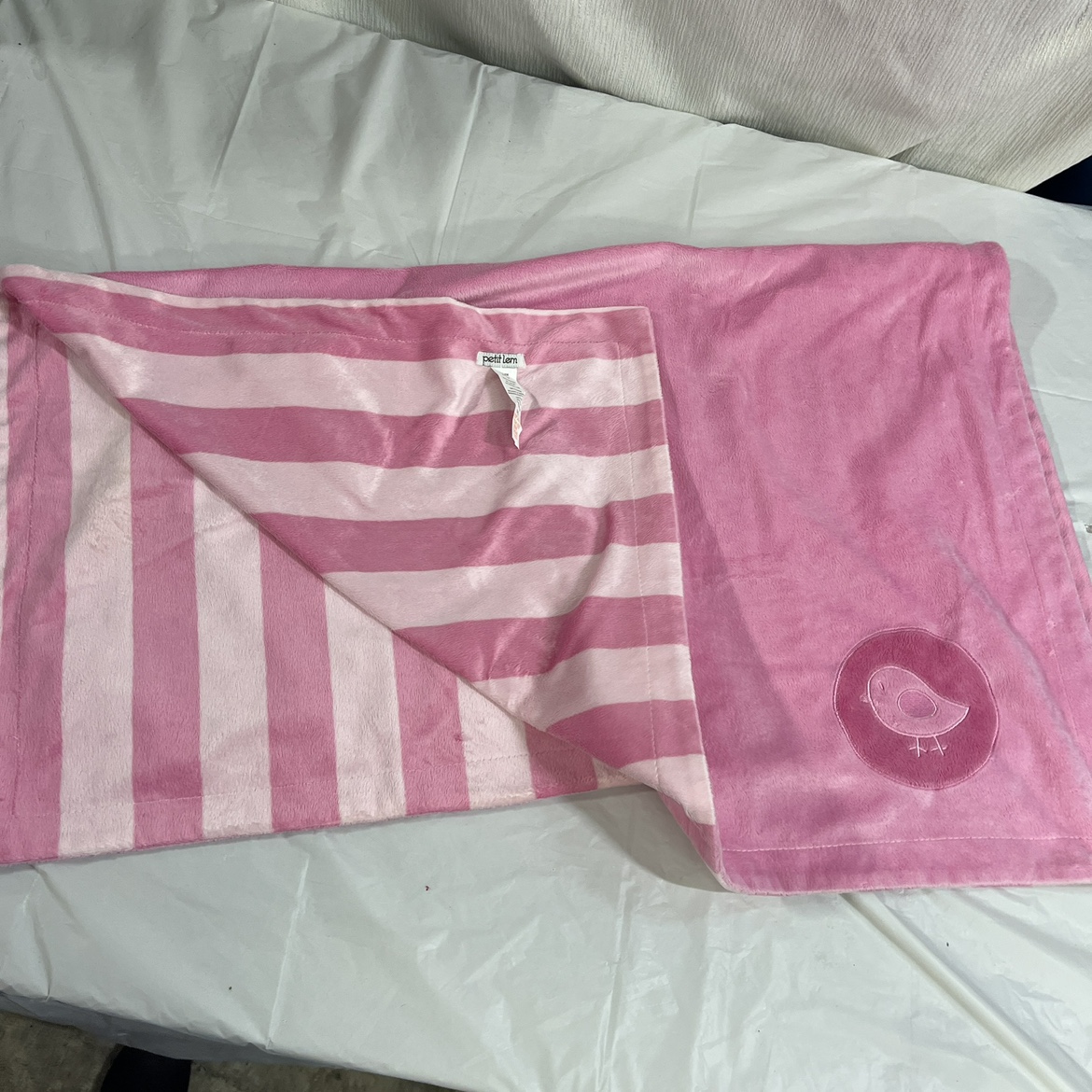 Petit Lem Pink Bird Blanket - photo 4