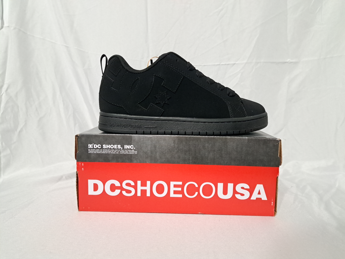 DC Shoes Men's Court Graffik Black Sneakers Size 10.5