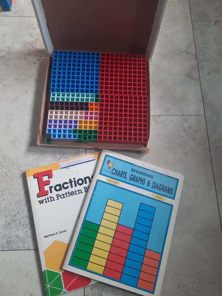 Math Manipulatives Bundle and French Board Game