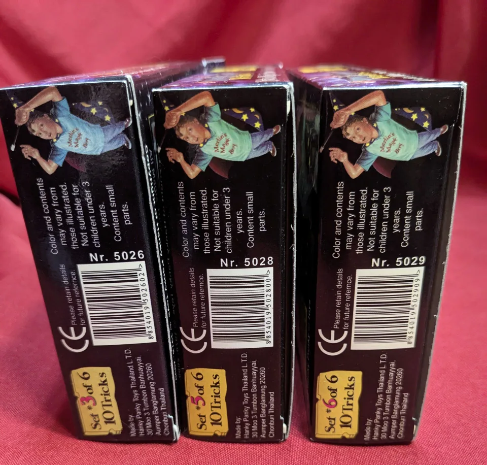 Merlin's Mystical Magic Collection  (30 Magic Tricks) NRFB image indicator(7)