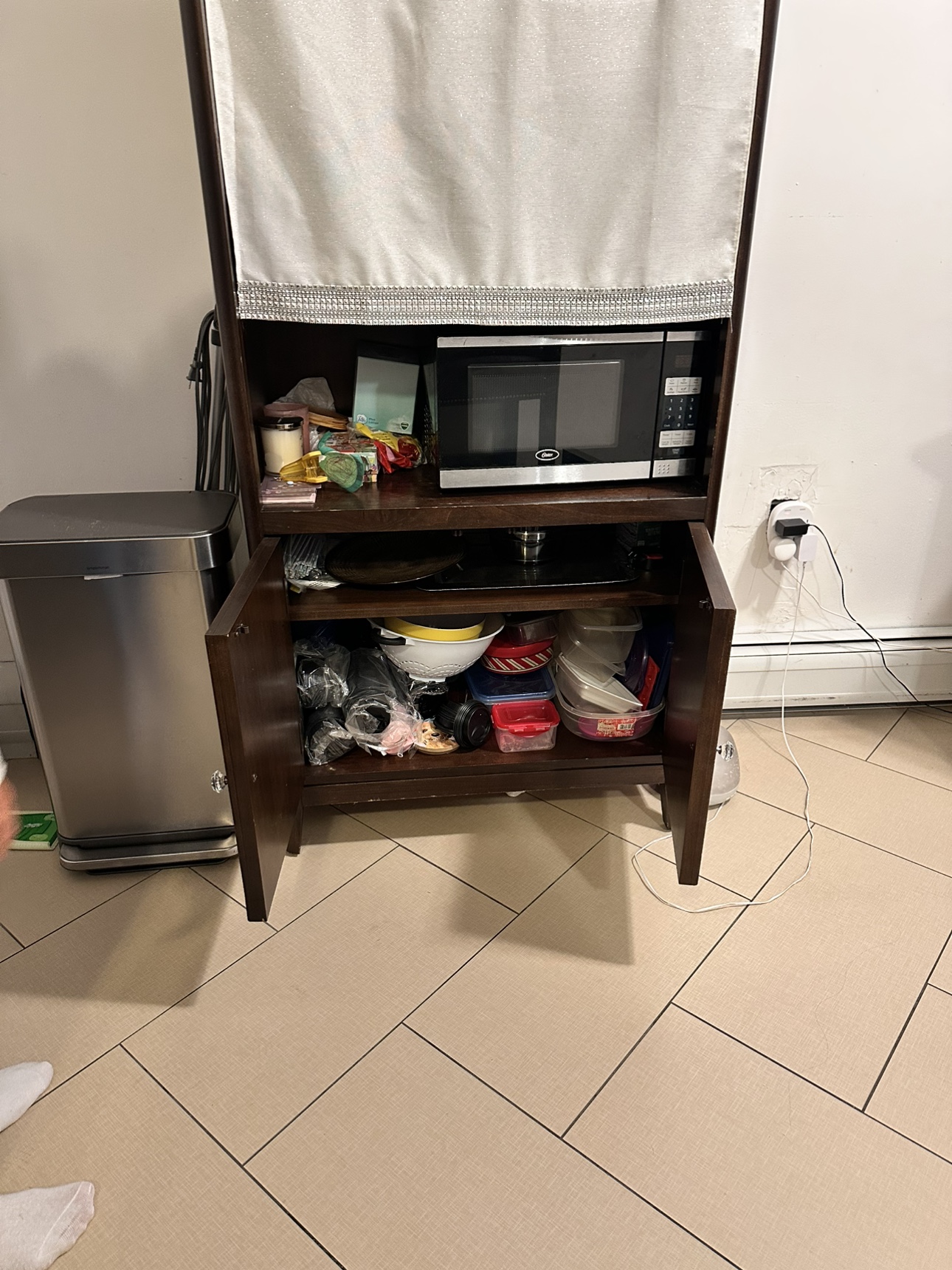 Microwave Cabinet FREE MUST PICK UP