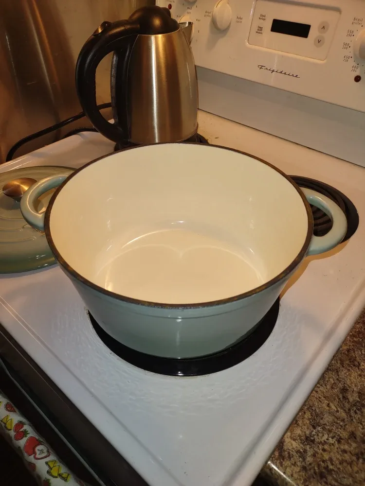 Mint Green Cast Iron Pot image indicator(3)